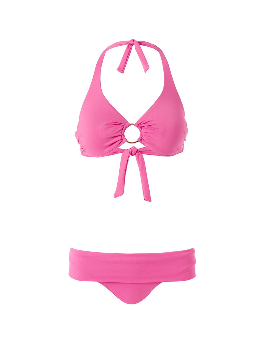 Brussels Flamingo Bikini Top