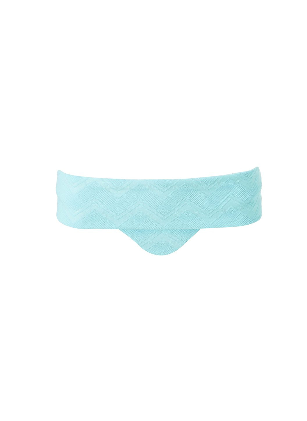 Bel Air Celeste Ribbed Bikini Top CUTOUT 