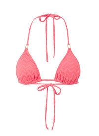 Cancun Coral Wave Classic Traingle Bikini Top
