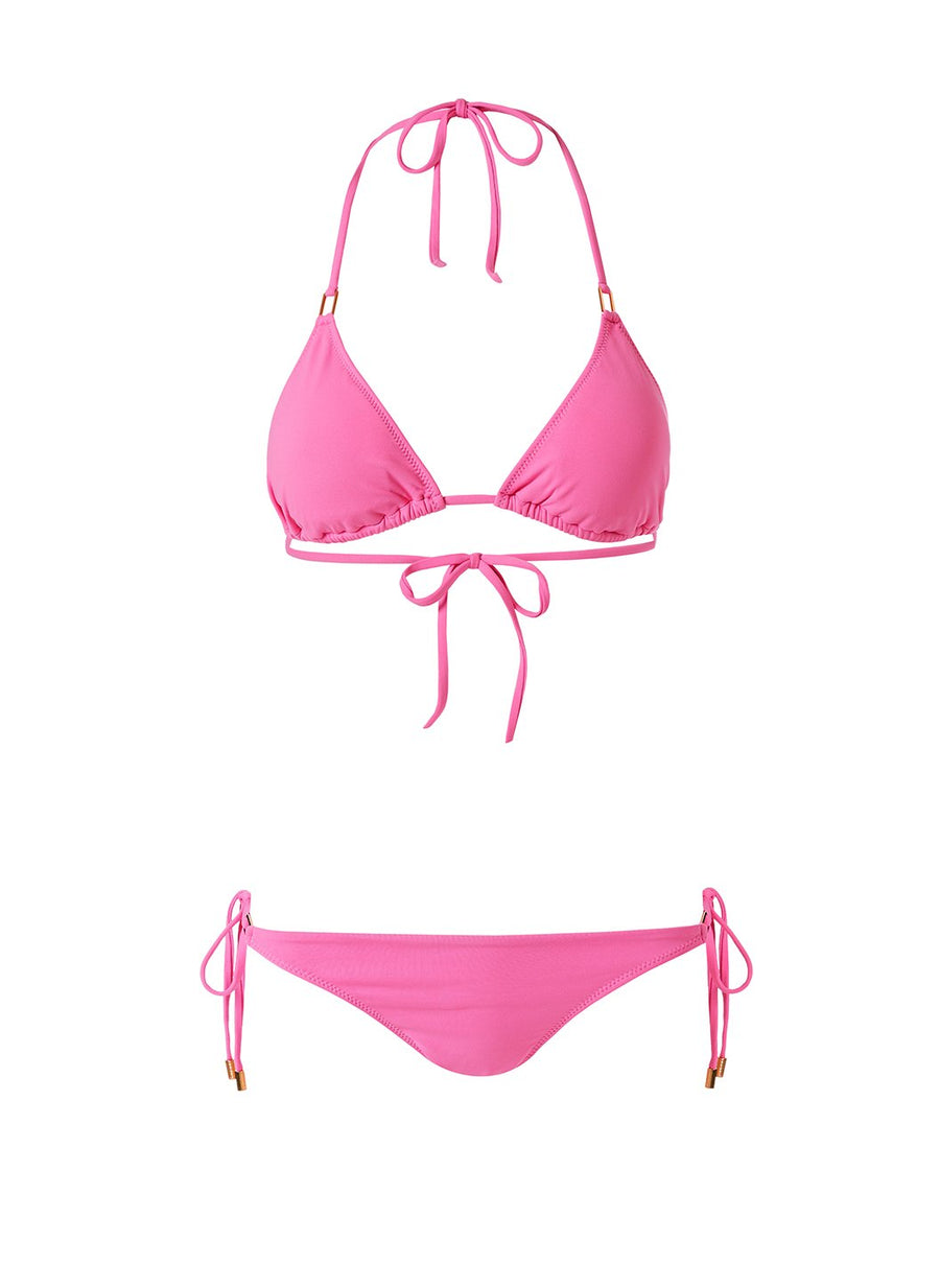Cancun Flamingo Bikini Top