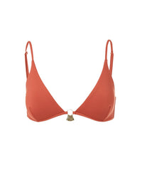 Como Cinnamon Bralette Charm Bikini Top