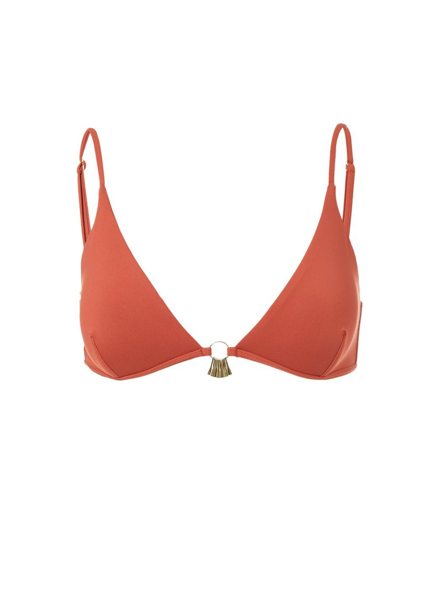 Como Cinnamon Bralette Charm Bikini Top