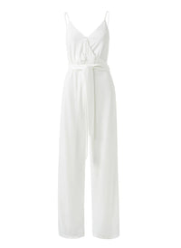 Dru White Jumpsuit Cutout 2023   