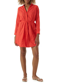 Emily Apricot Dress Model 2023 F  
