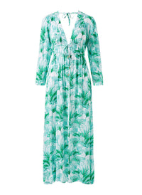 Farrah Palm Kaftan Cutout 2023   