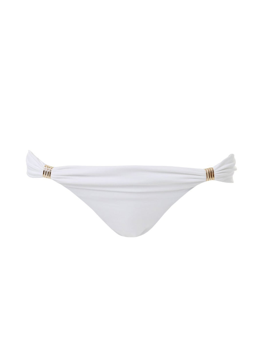 Grenada White Adjustable Hipster Bikini Bottom