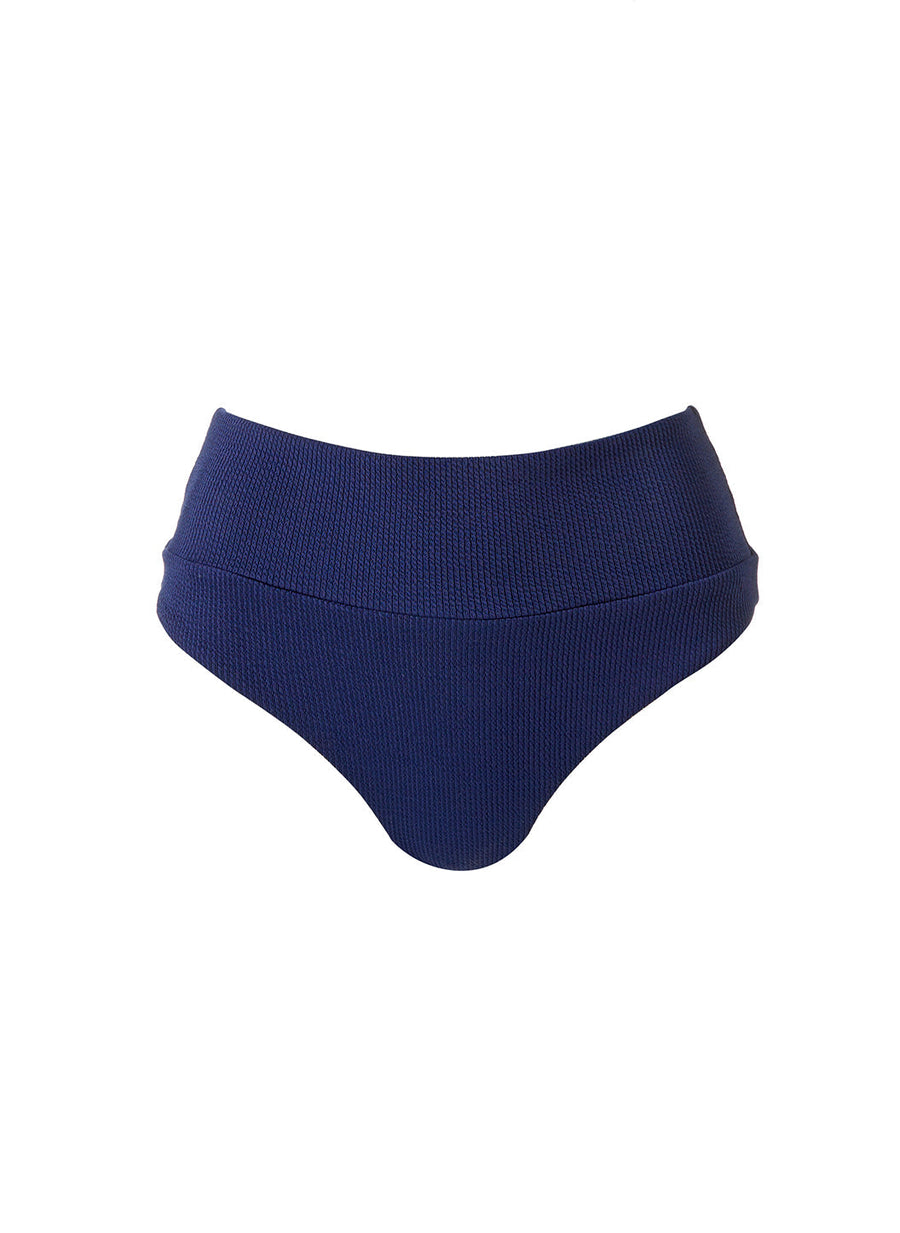 Hamptons Navy Ridges Bikini Bottom