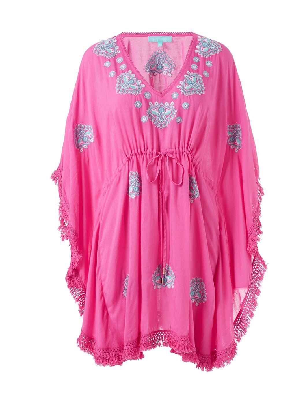 Irene Flamingo Kaftan Cutout 