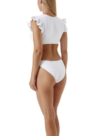 Koh Samui White Pique Bikini Model 2023 B
