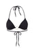 Miami Black Triangle Ring Bikini Top