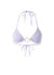 Miami Lavender Ribbed Bikini Top Cutout