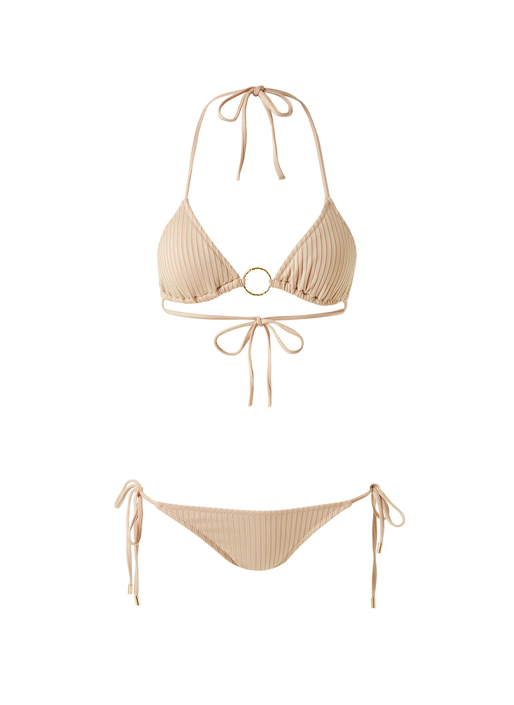 Miami Tan Ribbed Bikini Official EU Site