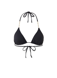 Mykonos Black Bikini Top Cutout