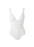 Panarea White Textured Swimsuit