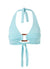 Paris Sky Halterneck Rectangle Trim Bikini Top