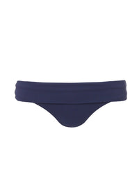 Provence Navy Seamless Fold Over Bikini Bottom