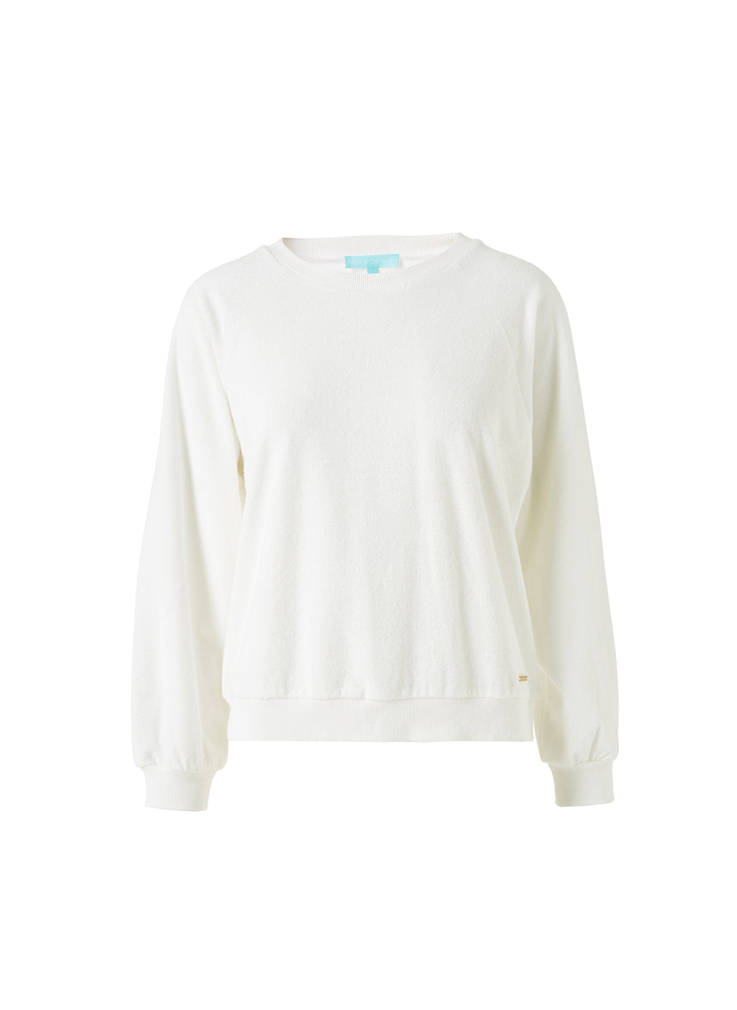 Melissa Odabash White Terry Jumper- 2024 Collection