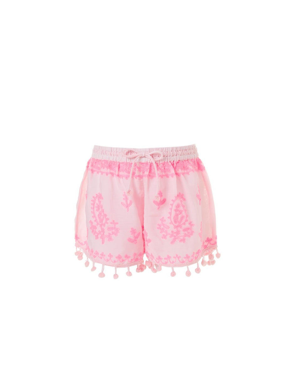 baby shorts pale pink neon 2019