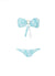 barcelona paisley bandeau traingletrim bikini 2019
