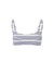 Bari Nautical Pique Stripe Bikini Top