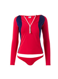 Exclusive Bondi Red/Navy Eco Bikini