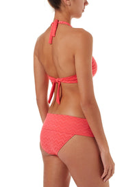 brussels coral zigzag halterneck ring supportive bikini 2019 B