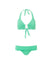 brussels green halterneck ring supportive bikini 2019