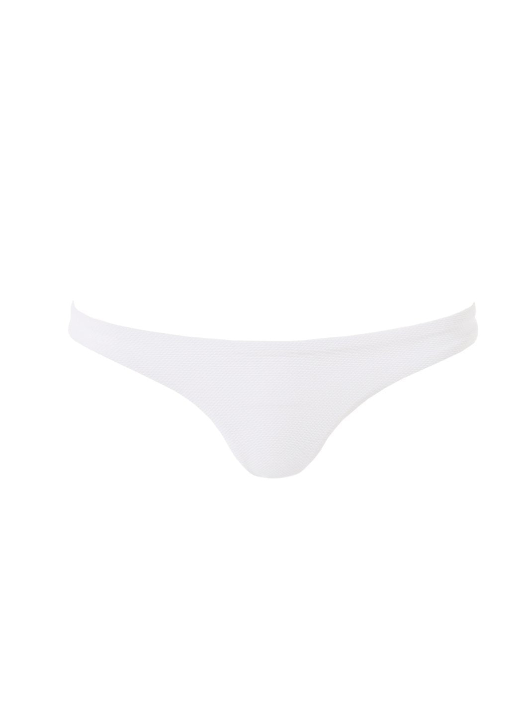 cali white pique bikini bottom