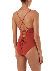 catalina cinnamon overtheshoulder crossback onepiece swimsuit 2019 B