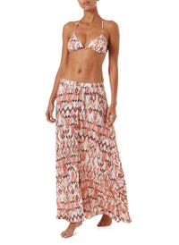 daisy ikat buttondown maxi skirt 2019 F