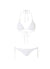 exclusive cancun white ribbed classic triangle bikini 2019