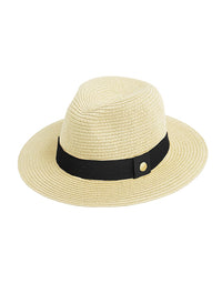 fedora beige black cutout