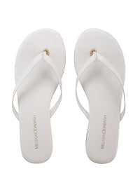 flip flop leather white 2019