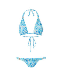 grenada blue leaf adjustable halterneck bikini 2019