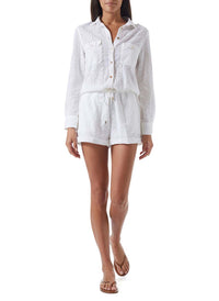 honour white utility playsuit model_F
