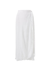 Lily White Wrap Skirt