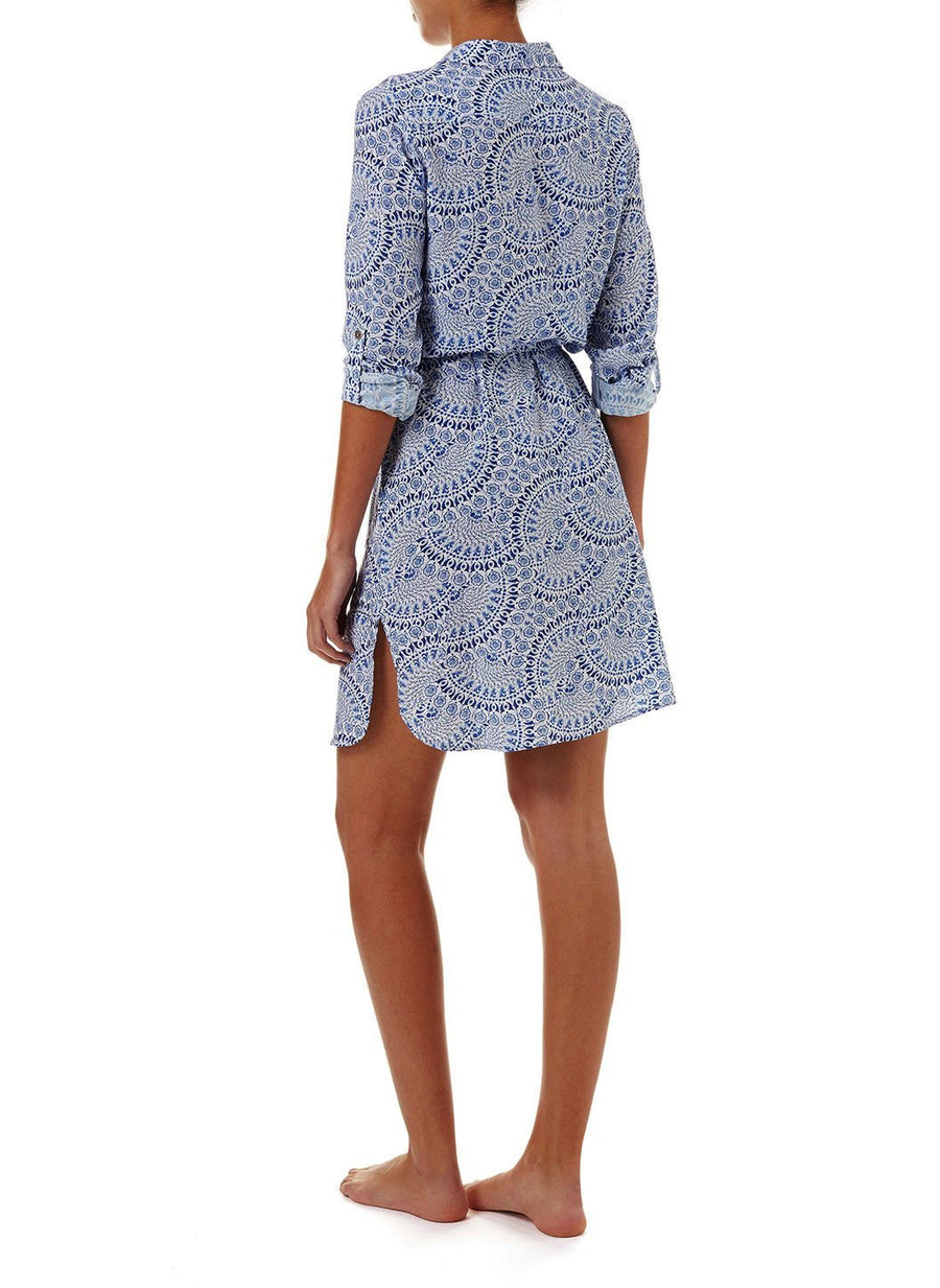 lois capri button down belted shirt dress 2019 B