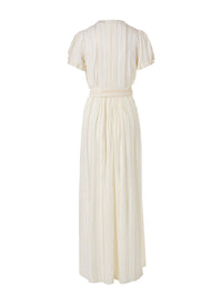 Look 12 Short Sleeve Maxi Dress Cream