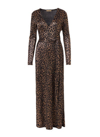 Look 3 Wrap Maxi Dress Leopard