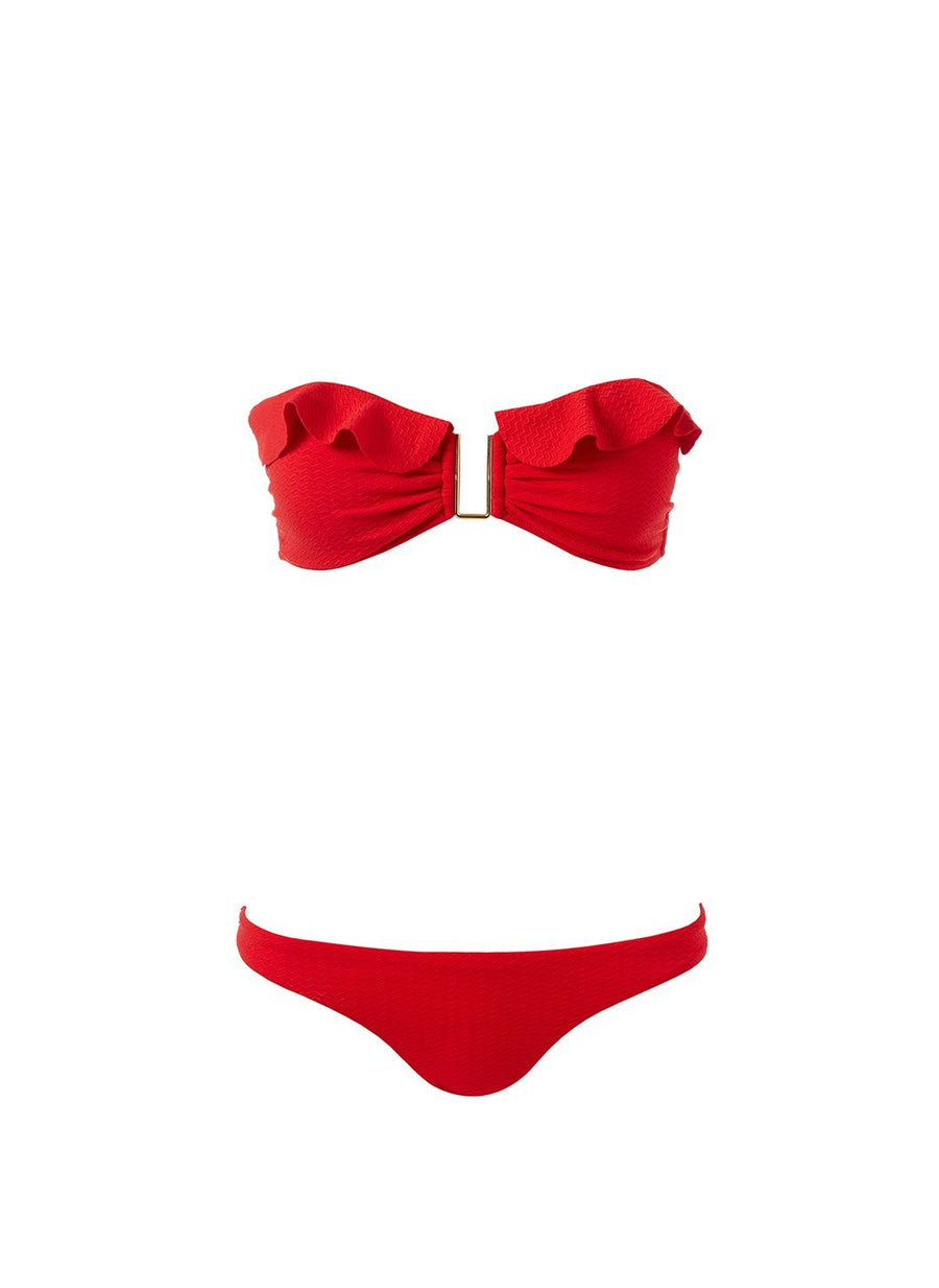 Maine Red Mazy Bikini Top Official EU Site - Main Image