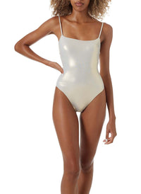 maui gold skinny strap over the shoulder swimsuit model_P