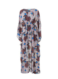 nicola boho vneck floor length dress 2019