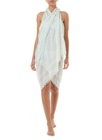pareo mint embroidered multiway coverup model 2019 3