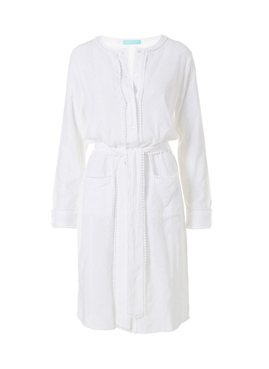 Patty White Midi Kaftan