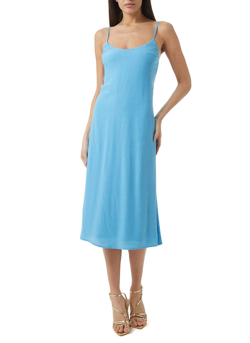 Primrose Blue Crepe Dress