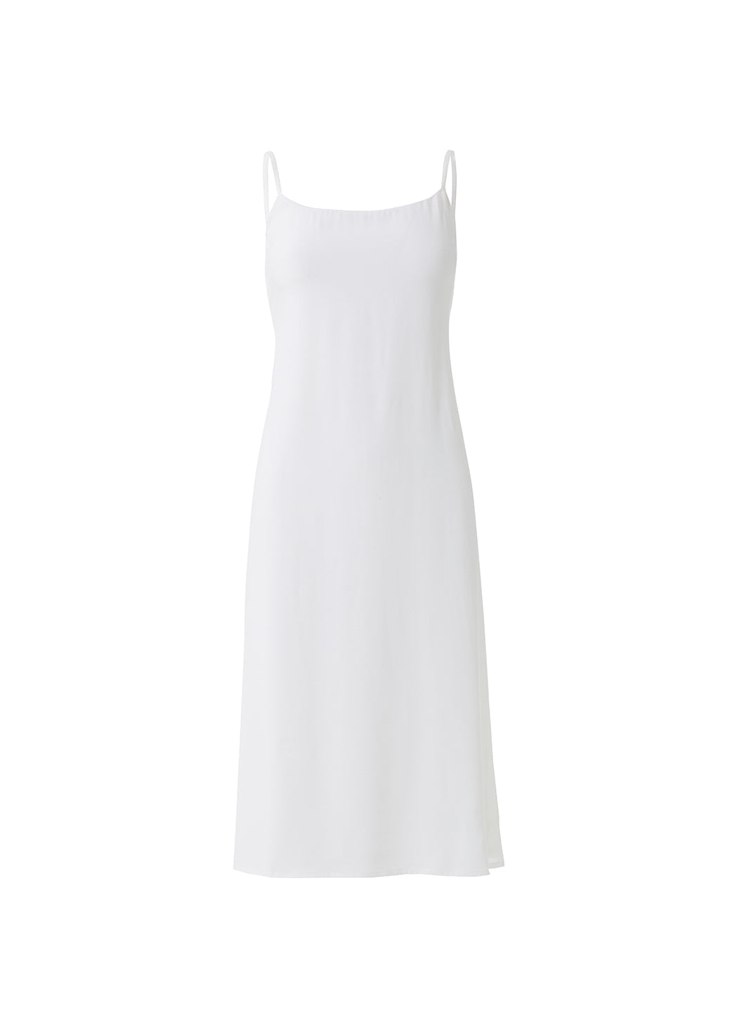 Primrose White Crepe Dress