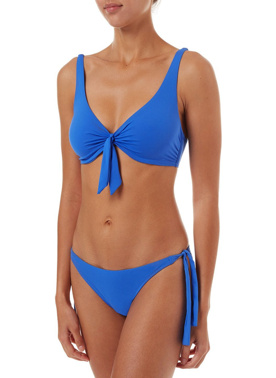 sanjuan cobalt overtheshoulder knot supportive bikini 2019 F