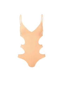 santorini mango overtheshoulder cutout onepiece swimsuit 2019
