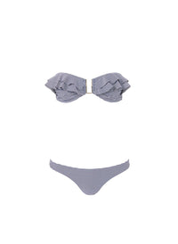 stkitts navy gingham bandeau utrim frill bikini 2019