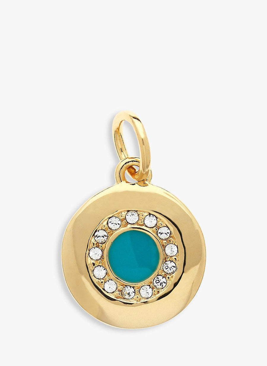swarovski crystal turquoise charm 2019